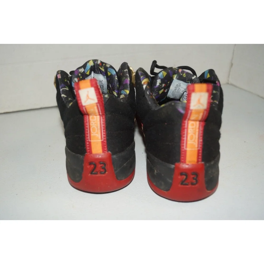 Air Jordan Retro 12‎ DH9695-001 Black Varsity Red Size 6.5Y